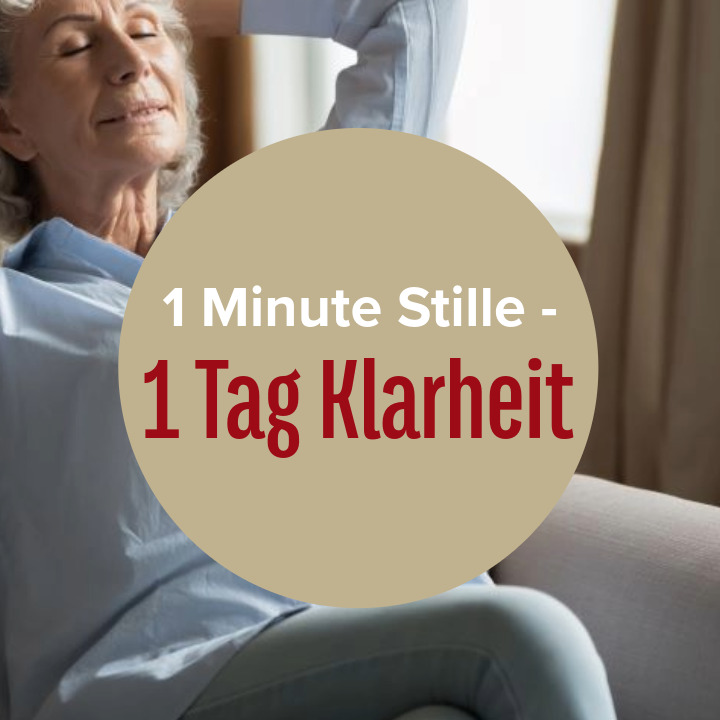 Warum schon eine Minute bewusste Stille dir mehr Klarheit für einen ganzen Tag geben