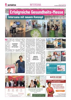 Intersana 2023. Balvinder Sidhu am Kaya Veda Stand.