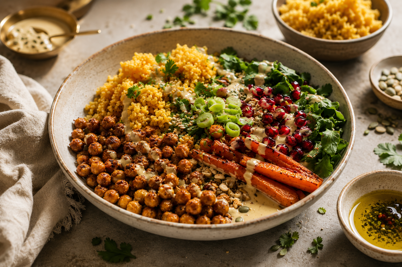 Kaya Veda Rezept Cosy Crunch Bowl mit Tahini