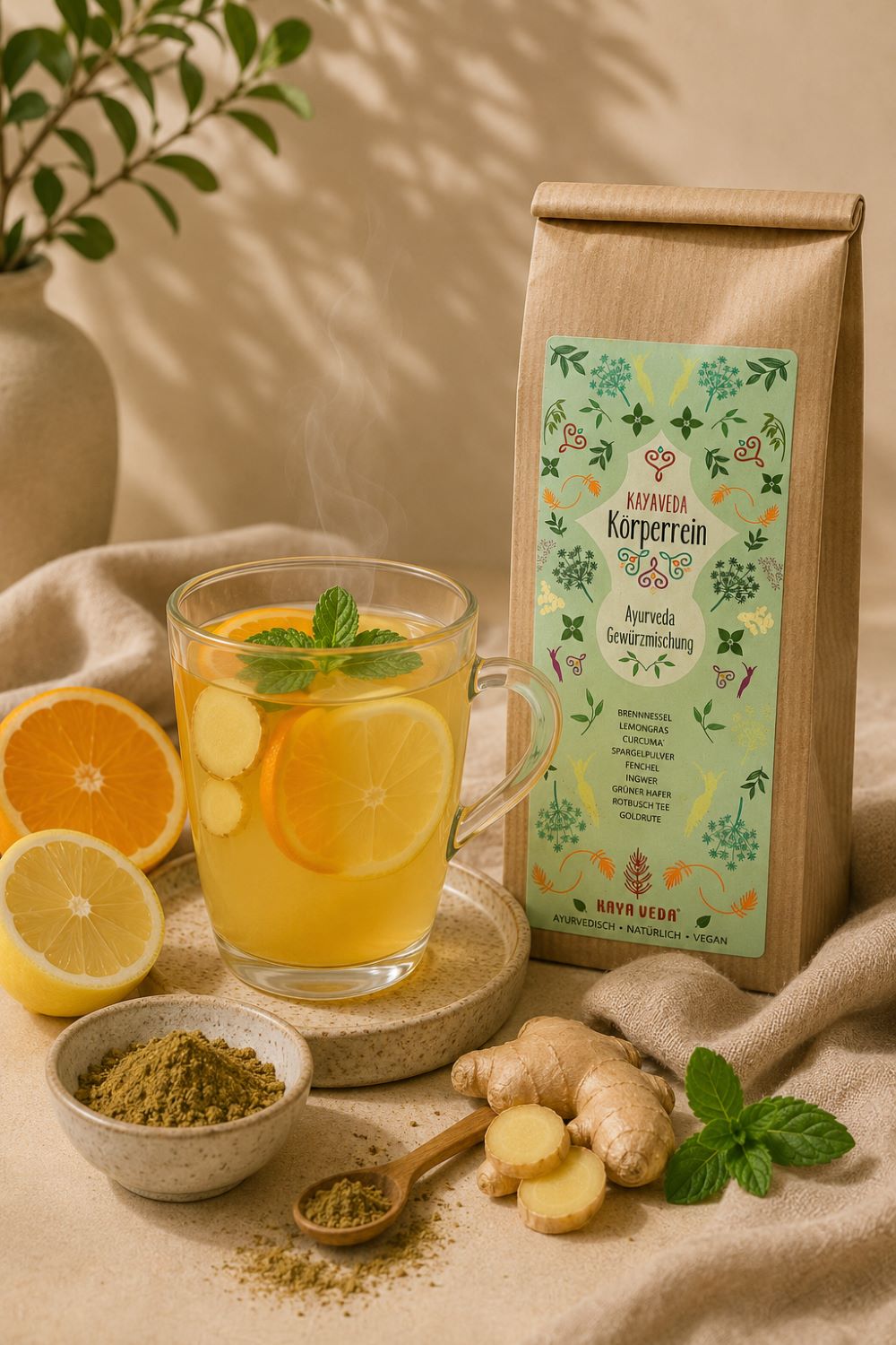 Rezept Ayurveda Sommerlimonade mit Körperrein
