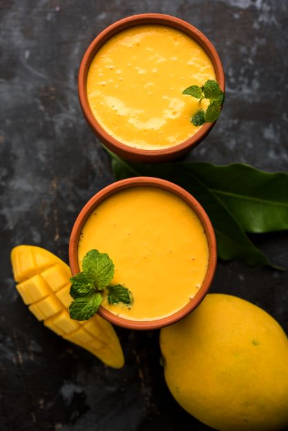 Lassi vegan Vanille Mango