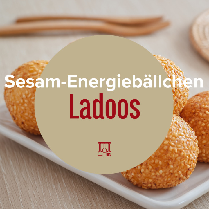 Ayurveda Sesam-Energiebällchen Ladoos (Rezept)