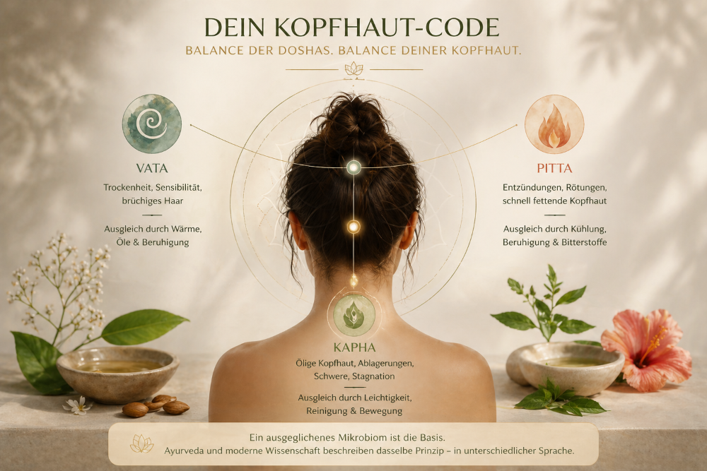 Zusammenhang Balance und Haarausfall Grafik